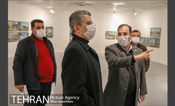 بازدید مدیران شهری و اعضای شورای شهر تهران از نمایشگاه تهران از منظر هنرمندان-3 19