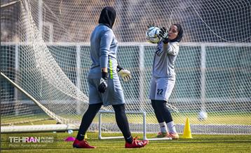 تمرین تیم ملی فوتبال زنان 15