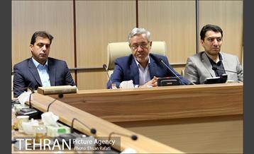 مراسم تکریم امین عارف نیا و معارفه محمد علی کریمی رییس مرکز ارتباطات و امور بین الملل شهرداری تهران 1