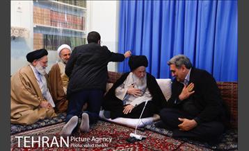 دیدار شهردار تهران با آیت الله العظمی علوی گرگانی  1