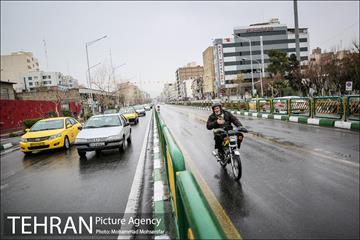بارش باران بهاری در تهران 3