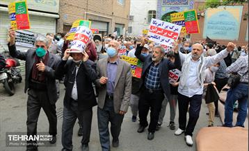 نماز جمعه و راهپیمایی روز قدس در منطقه کن