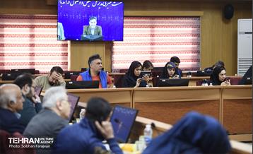 نشست خبری مدیرکل تشخیص و وصول درآمد شهرداری تهران 12