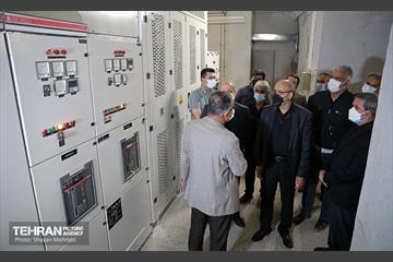 بازدید اعضای کمسیون حمل و نقل شورای اسلامی شهر از ایستگاه مترو شهید رضایی 21