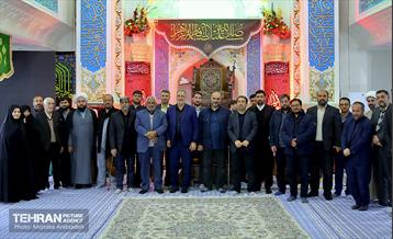 حضور شهردار تهران در بیت الزهرا (س) کرمان 21