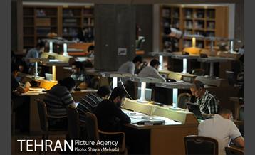 کتابخانه ملی در فصل امتحانات 23