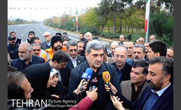 افتتاح فاز نخست پروژه بزرگراه شهید رستگاری 24