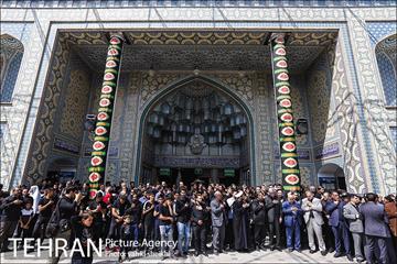 حضور شهردار در بین عزاداران امام حسین(ع)در حرم حضرت عبدالعظیم حسنی 24