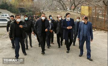 بازدید شهرداران منطقه 2 و 5 از دره فرحزاد