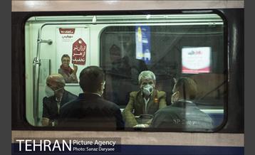 طرح فاصله گذاری اجتماعی در مترو تهران 8
