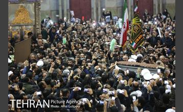 تشییع و خاکسپاری پیکر آیت الله هاشمی رفسنجانی در حرم امام (ره)‎ 9
