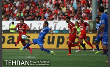 دیدار پرسپولیس و استقلال در لیگ برتر فوتبال 22