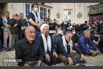 مراسم تشییع و خاکسپاری لاله های زهرایی در منطقه 5