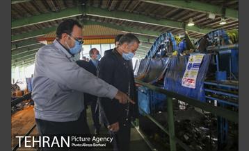 بازدید کارگروه رفع بوی نامطبوع تهران از مجتمع آرادکوه 5