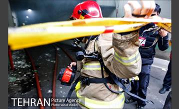 آتش سوزی در ساختمان برق حرارتی 2 14