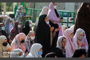 اقامه نماز عید فطر در محله کرمان 6
