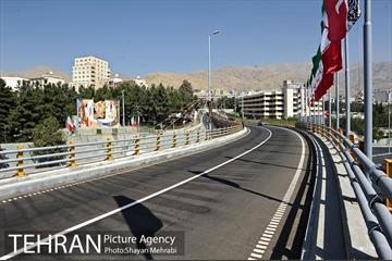 افتتاح پل غیر همسطح بزرگراه شهید چمران (پل شهید نوروزی) با حضور شهردار تهران 5