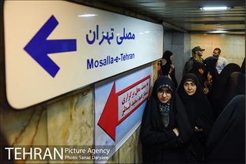 خدمات‌رسانی مترو تهران به نمازگزاران عیدسعیدفطر 42