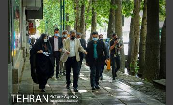 بازدید مهندس مصطفی کاظمی از محور ولیعصر عج ( تجریش-راه آهن) 1