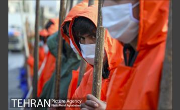 مانور عملیات برف روبی شهرداری منطقه 8