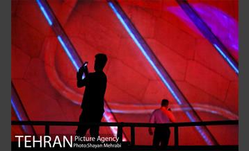 اجرای نورپردازی سه بعدی به مناسبت آغاز هفته سلامت 20