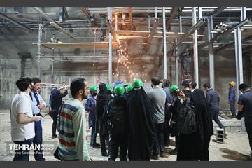 تور بازدید شرکت کنندگان دوره آرمانشهر از ایستگاه مترو میدان کتاب 4