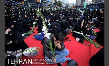 عزاداری شهادت حضرت زهرا(س) در میدان فاطمی  16