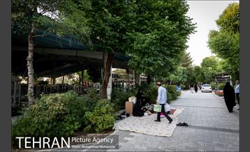 افطاری ساده در گلزار شهدا 2