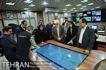 بازدید مجمع نمایندگان تهران در مجلس شورای اسلامی از ستاد مدیریت بحران شهر تهران 9