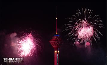 نور افشانی در شب سالگرد پیروزی انقلاب اسلامی 10