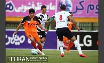 دیدار صبای قم و سایپا در لیگ برتر فوتبال 18