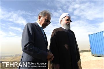 افتتاح پروژه1200 هکتاری کمربند سبز شهر تهران با حضور دکتر روحانی 17