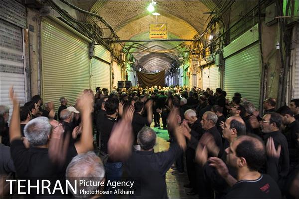 عزاداری سنتی شهادت حضرت امیرالمومنین(ع) در بازار تهران‎ 12