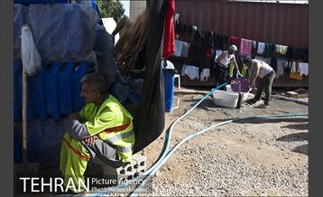 ارائه خدمات نیرو های خادم الحسین (ع) در کربلا 5