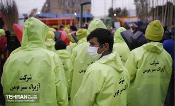 مانور برف روبی در منطقه ۳ تهران 15