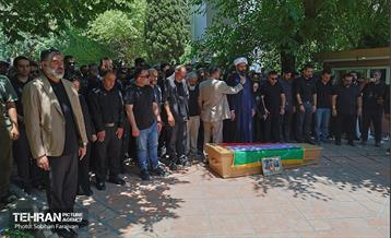 مراسم تشییع و خاکسپاری حمیدرضا درجاتی 11