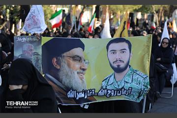 دومین سالگرد شهادت شهید آرمان علی وردی با شعار «آرمان روح‌الله آغاز نصرالله» 18