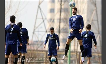 تمرین تیم ملی فوتبال ایران