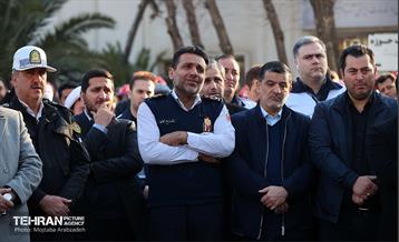 تشییع پیکر شهید آتش‌نشان «قریب رضا دارابی» -1 31