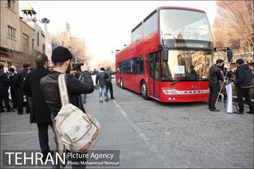 آیین رونمایی و بهره برداری از ناوگان حمل و نقل پاک با حضور دکتر قالیباف 20