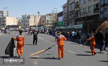 خدمات شهرداری تهران در پایان روز قدس 10