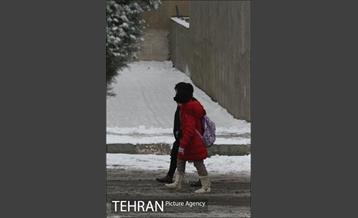 بارش برف در تهران 13