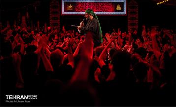 عزاداری شب چهارم محرم در هیئت ریحانة الحسین 8