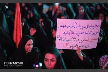 عزاداری شب هشتم ماه محرم در میدان نبوت 52