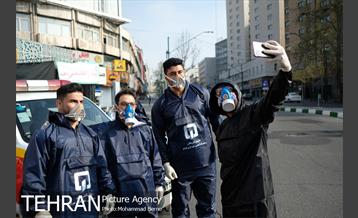 عملیات ضدعفونی المان های شهری منطقه 6 1