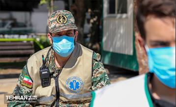 رزمایش مبارزه با اپیدمی کووید ۱۹ در منطقه ۸ 3