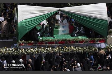 تشییع شهدای اقتدار ملی در تهران 2