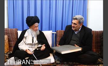 دیدار شهردار تهران با آیت الله العظمی علوی گرگانی  17