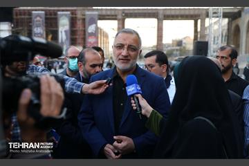 بدرقه خادمان و زائران اربعین با حضور شهردار تهران 2