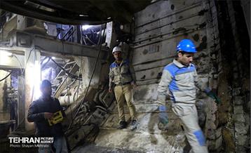 عملیات حفاری خط ۱۰ متروی تهران 18